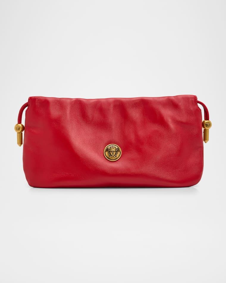 Medusa Lambskin Leather Clutch Bag by VERSACE