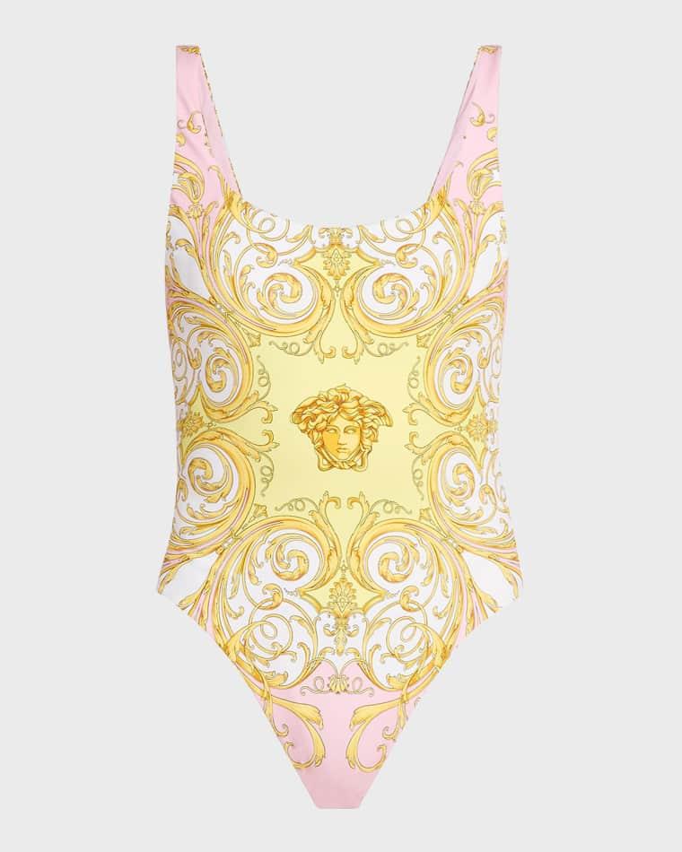 Medusa Low-Back One-Piece Swimsuit by VERSACE