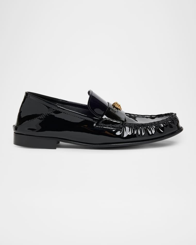 Medusa Patent Leather Loafers by VERSACE