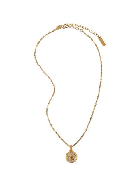 Medusa crystal necklace by VERSACE