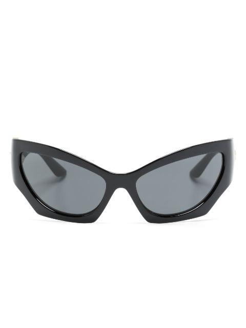 Medusa-detail cat-eye sunglasses by VERSACE