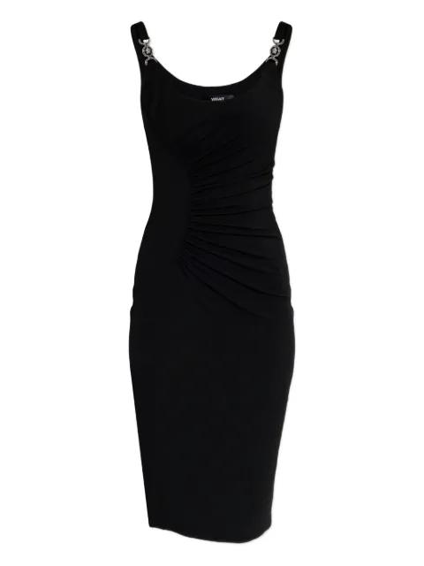 Medusa-detail midi dress by VERSACE