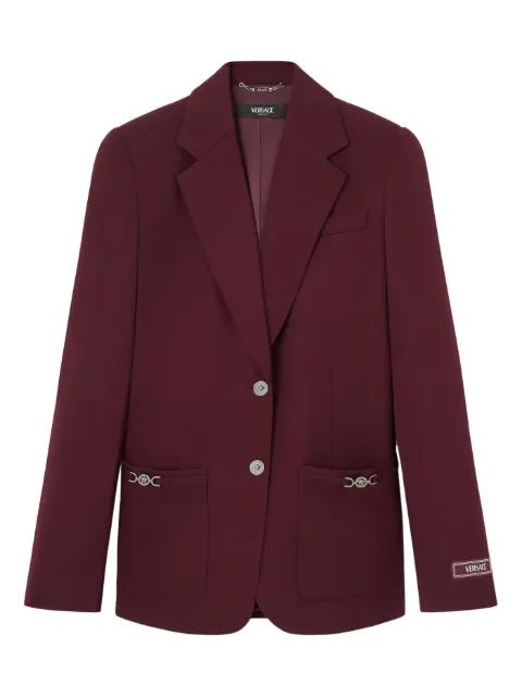 Medusa-detail pocket blazer by VERSACE