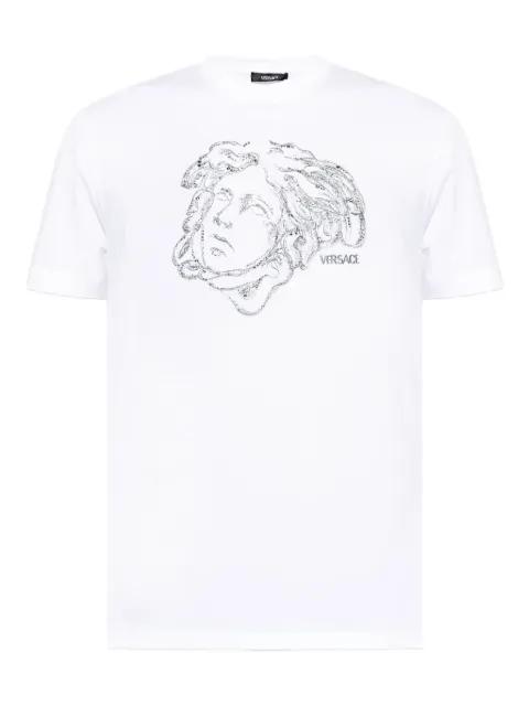Medusa-embellished T-shirt by VERSACE