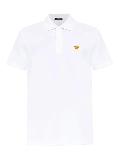 Medusa-embellished polo shirt by VERSACE