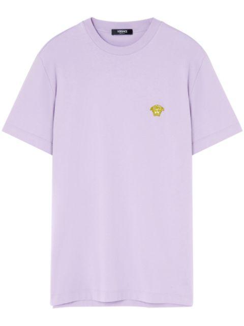Medusa-embroidered T-shirt by VERSACE