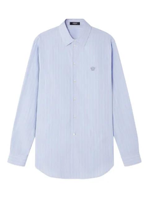 Medusa-embroidered shirt by VERSACE
