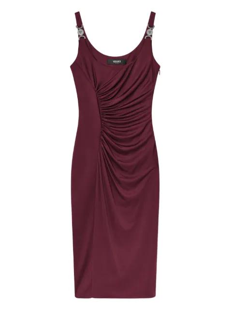 Medusa-hardware midi dress by VERSACE