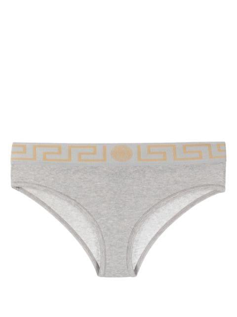 Medusa-jacquard jersey briefs by VERSACE