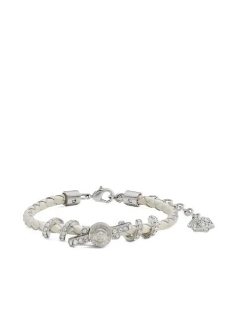 Medusa leather bracelet by VERSACE