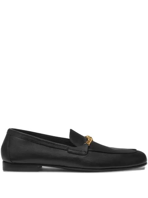 Medusa leather loafers by VERSACE