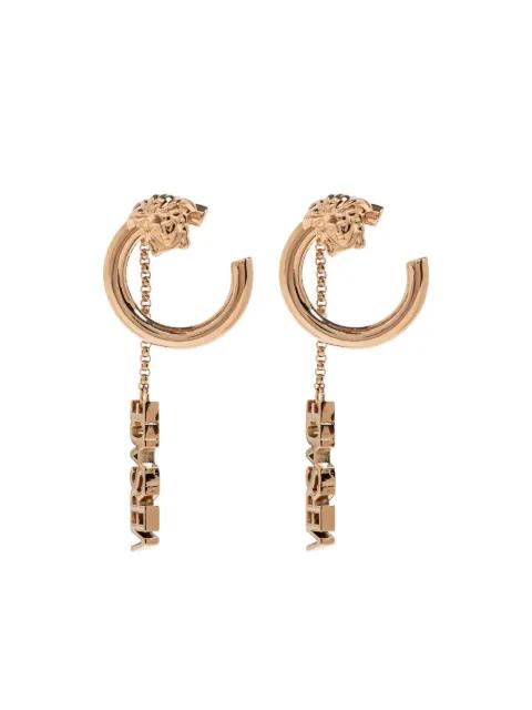 Medusa-logo earrings by VERSACE