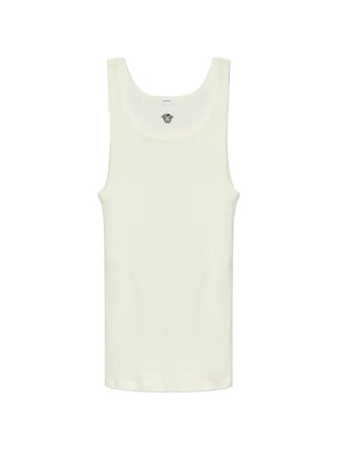 Medusa-logo wool tank top by VERSACE
