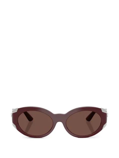 Medusa-motif round-frame sunglasses by VERSACE