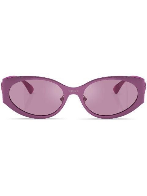 Medusa oval-frame sunglasses by VERSACE