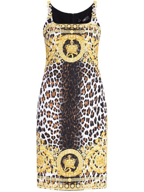 Medusa-printed dress by VERSACE