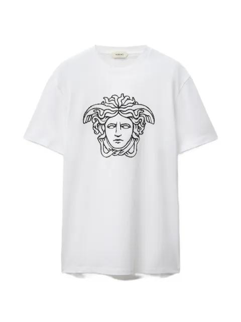 Medusa sequin-embellished T-shirt by VERSACE