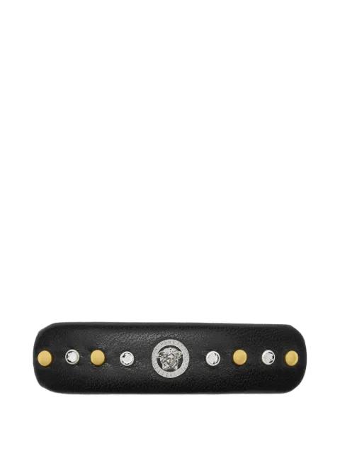Medusa studded hair clip by VERSACE
