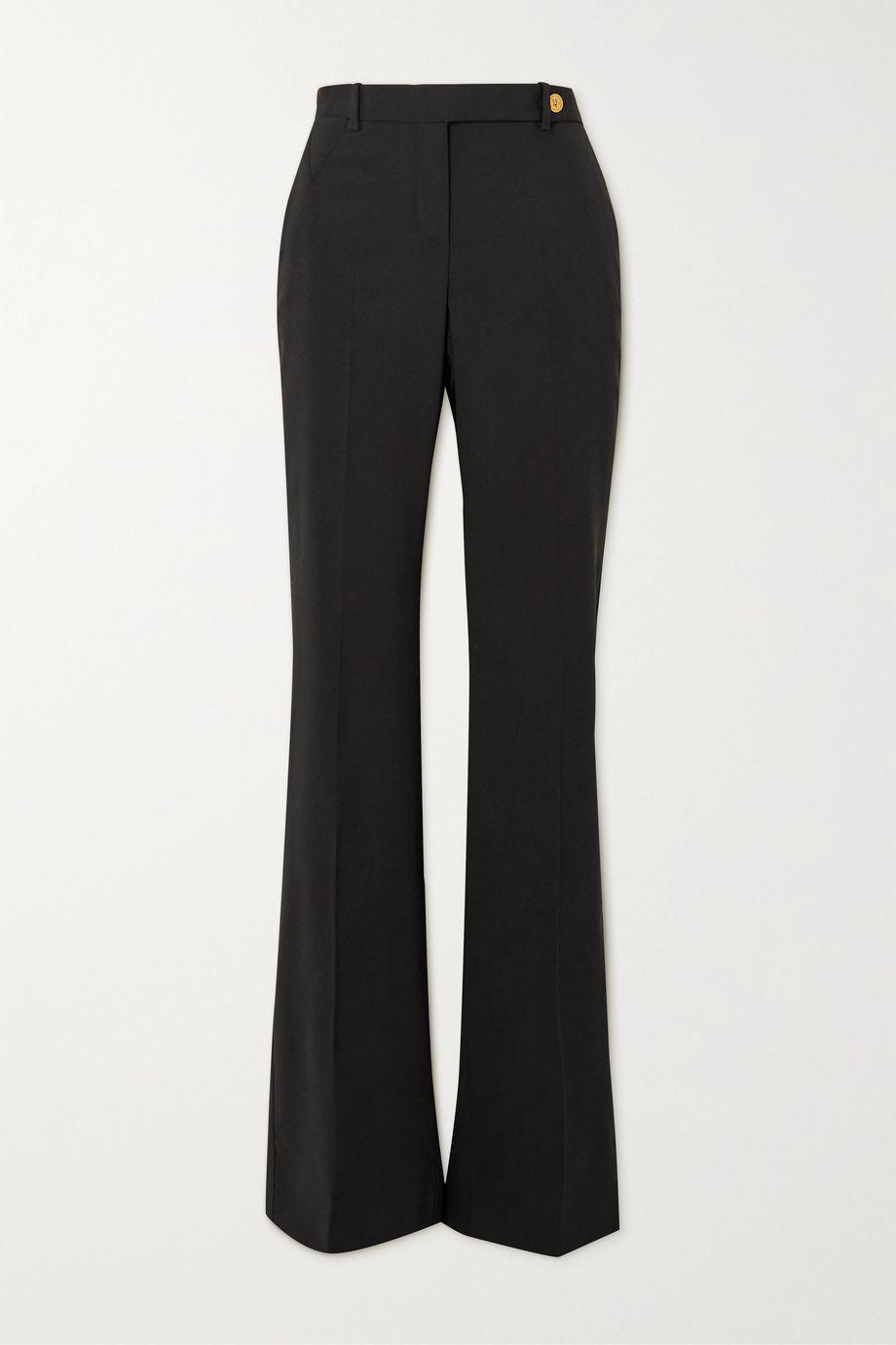 Medusa wool-blend straight-leg pants by VERSACE | jellibeans