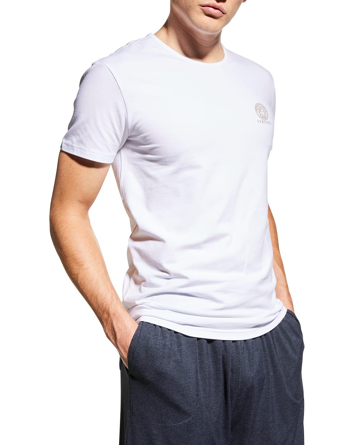 Men's 2-Pack Medusa Head Logo T-Shirt by VERSACE