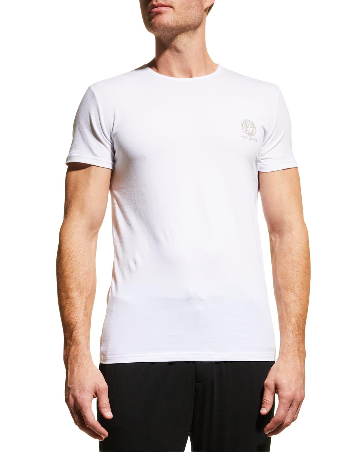 Men's 2-Pack Medusa Head Logo T-Shirt by VERSACE