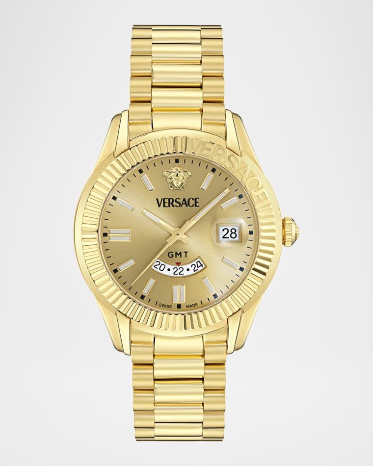 Men's Apodis 41mm IP Yellow Gold Bracelet Watch by VERSACE