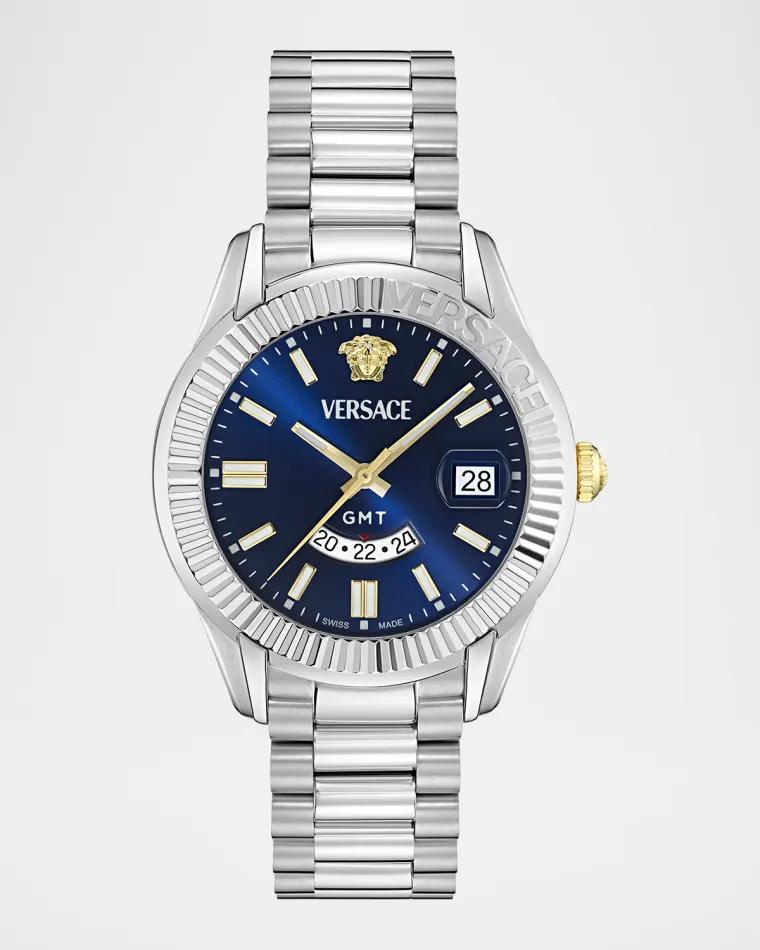 Men's Apodis 41mm Stainless Steel Bracelet Watch by VERSACE