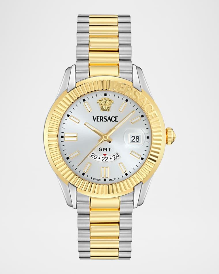 Men's Apodis 41mm Two-Tone Bracelet Watch by VERSACE
