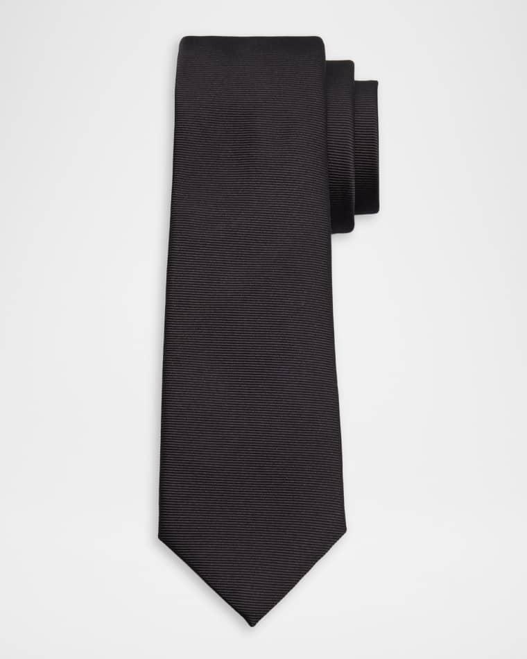 Men's Embroidered Medusa Silk Tie by VERSACE