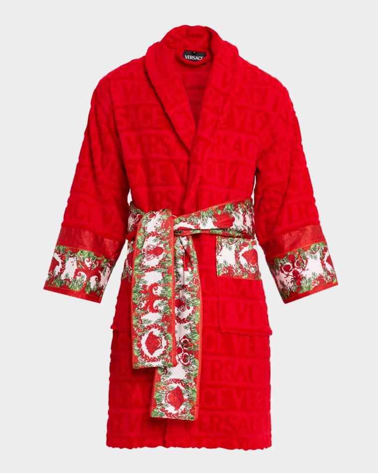 Men's I Heart Baroque Holiday Bathrobe by VERSACE