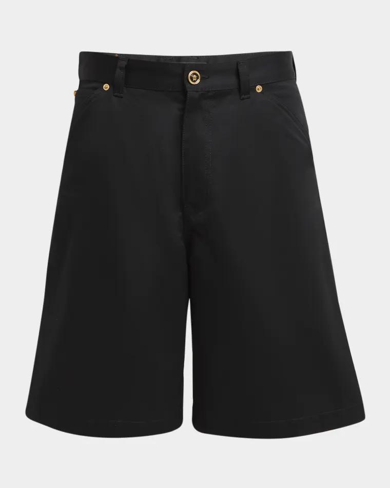 Men's Medusa Gabardine Shorts by VERSACE
