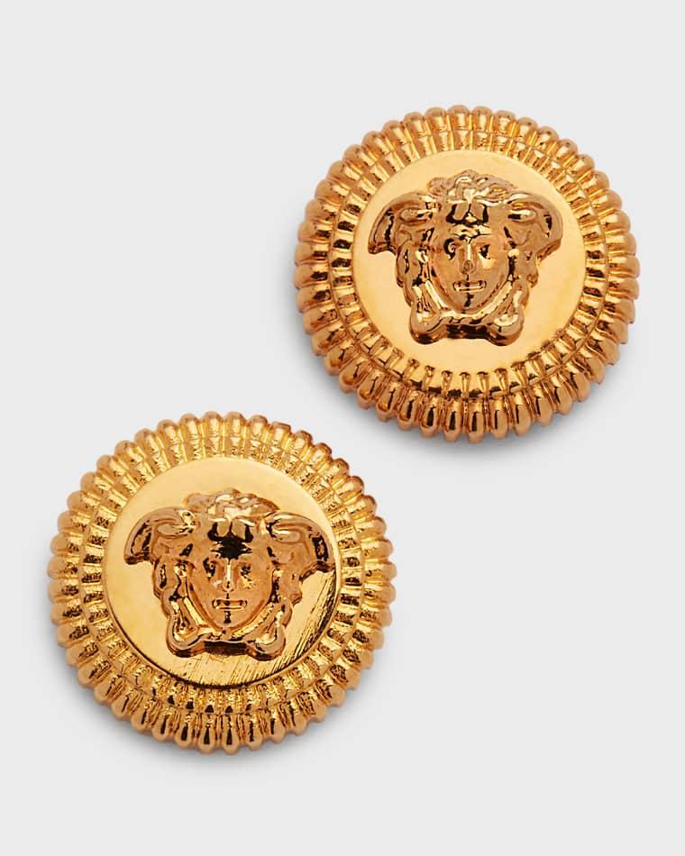 Men's Medusa Stud Earrings by VERSACE