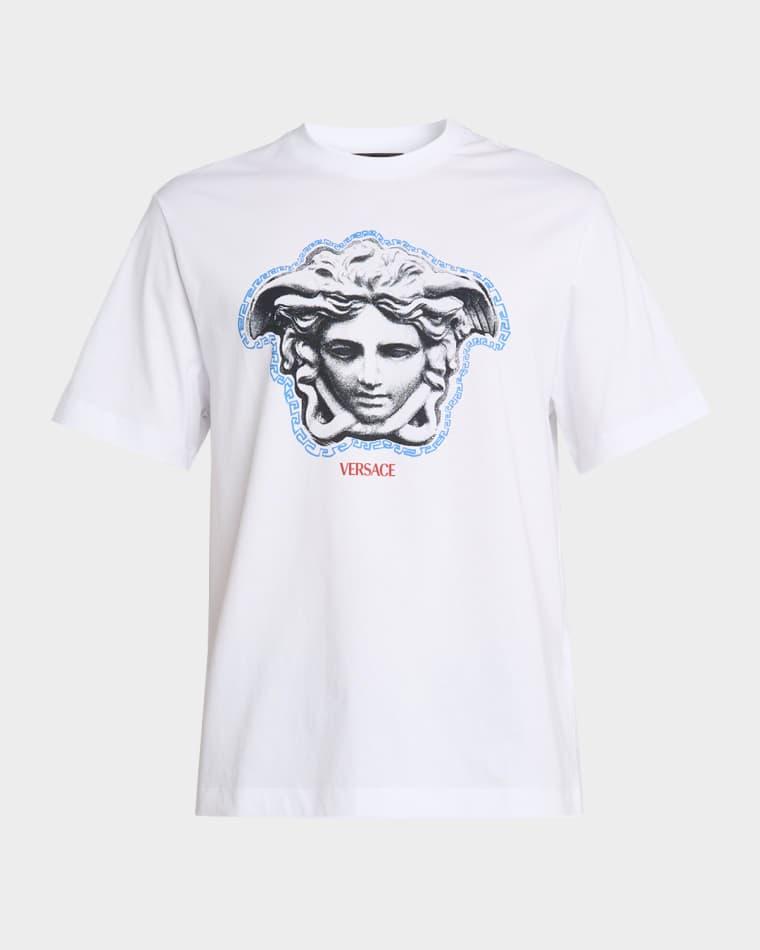 Men's Sculptural Medusa Cotton Jersey T-Shirt by VERSACE