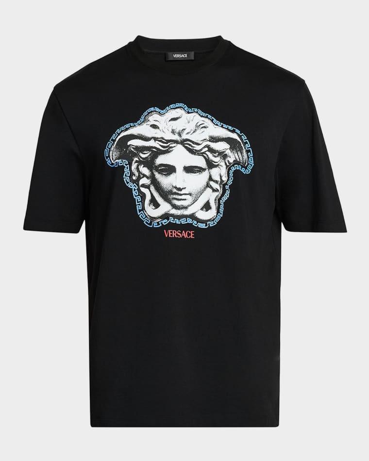 Men's Sculptural Medusa Cotton Jersey T-Shirt by VERSACE