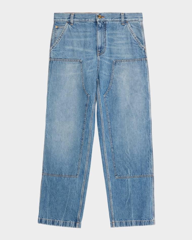 Men's Straight-Leg Carpenter Jeans by VERSACE