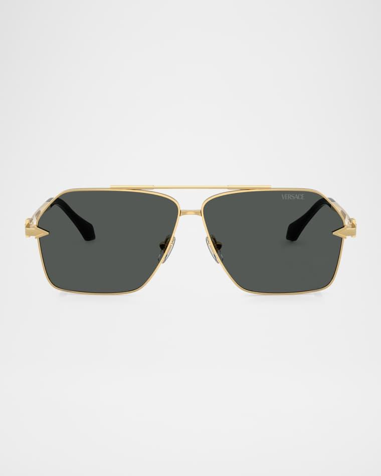 Men's VE2284 Aviator Sunglasses by VERSACE