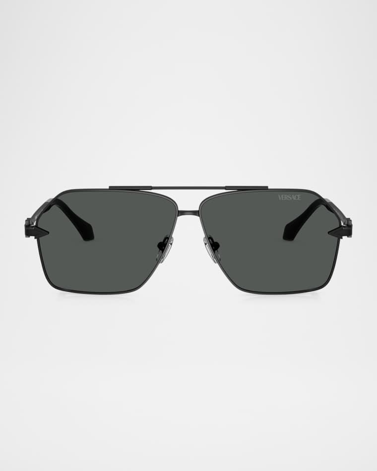 Men's VE2284 Aviator Sunglasses by VERSACE
