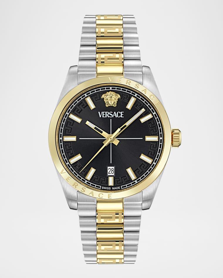 Millenyium 40mm Two Tone Bracelet Watch by VERSACE