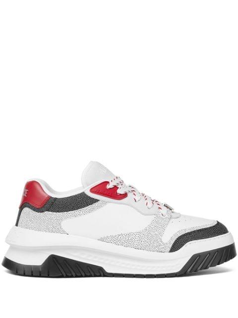 Odissea leather sneakers by VERSACE