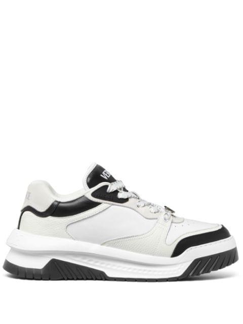 Odissea leather sneakers by VERSACE