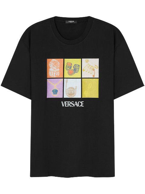 Pop Jewels T-shirt by VERSACE