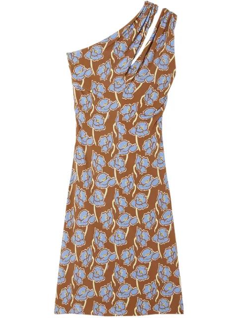 Poppies midi dress by VERSACE