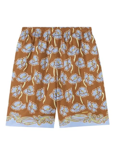 Poppies shorts by VERSACE