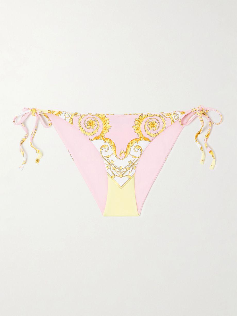 Printed bikini briefs by VERSACE