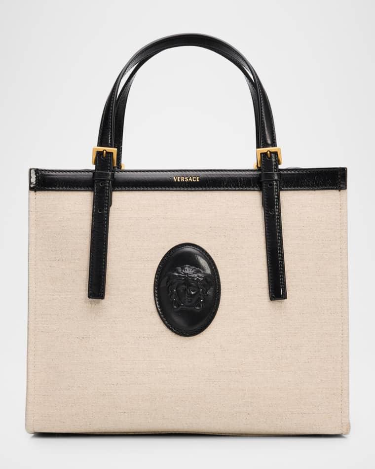 Riviere Medusa Canvas Tote Bag by VERSACE