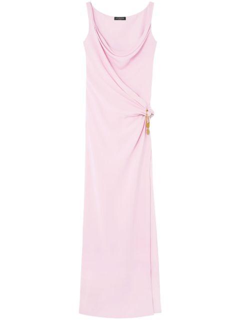 Safety Pin gathered gown by VERSACE