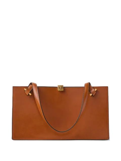 Severine leather tote bag by VERSACE