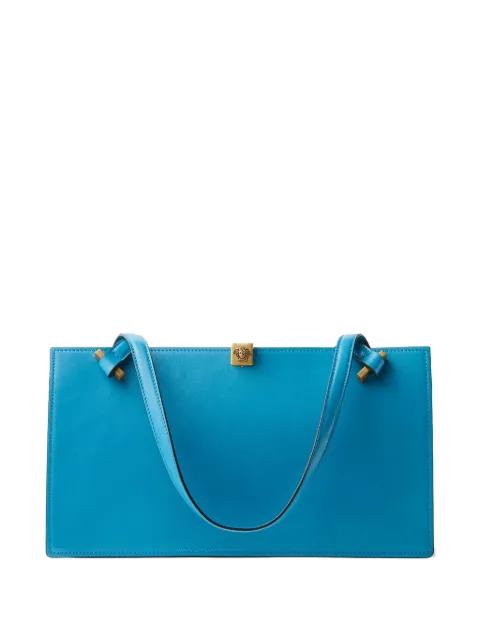 Severine leather tote bag by VERSACE