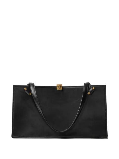 Severine leather tote bag by VERSACE