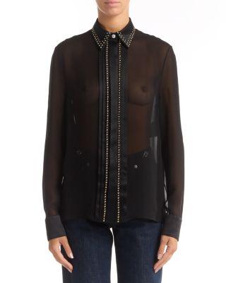 Silk Georgette Shirt by VERSACE